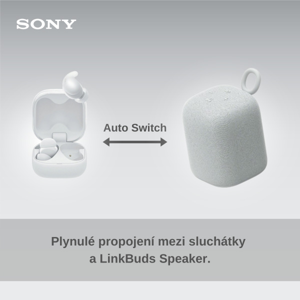 Sluchátka Sony LinkBuds Fit Auto Switch
