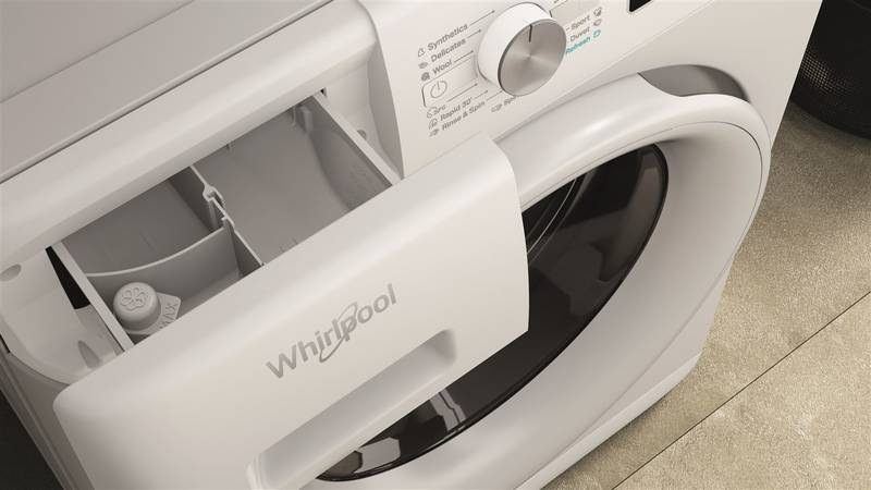 Pračka Whirlpool FFB 8258 WV EE, bílá, zásobník pracího prášku