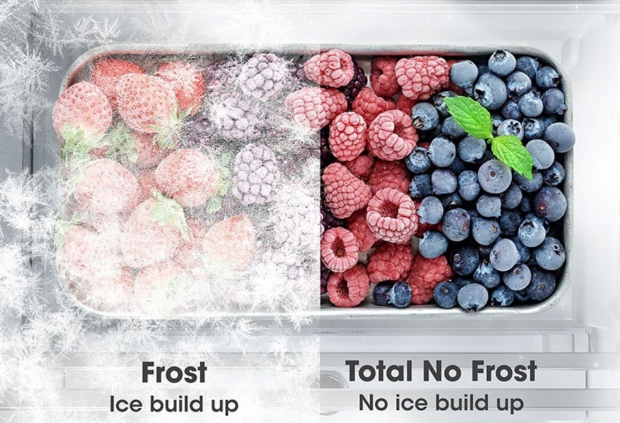 Chladnička Hisense RS818N4TFE, černá, Total NoFrost