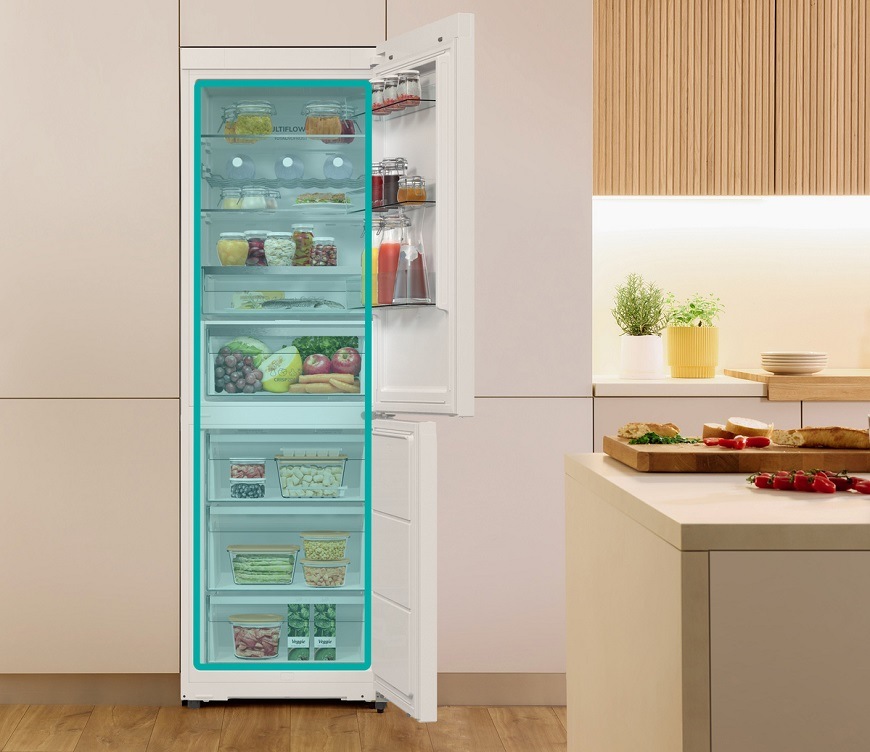 Gorenje chladnička NRK61C61X4WFE, nerez, Technologie NoFrost