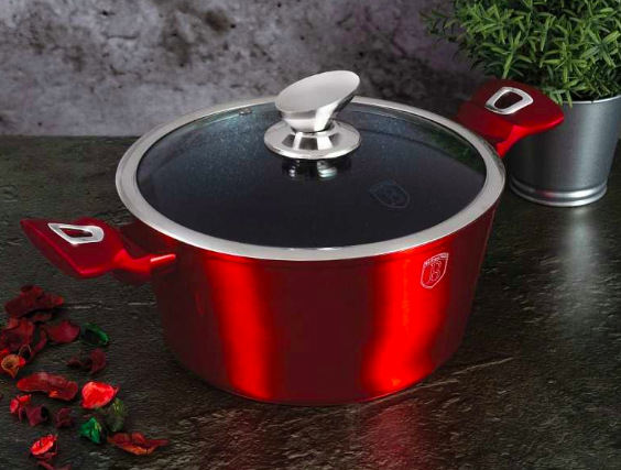 Sada nádobí Berlinger Haus BH-7142 Burgundy Metallic Line, 11 ks