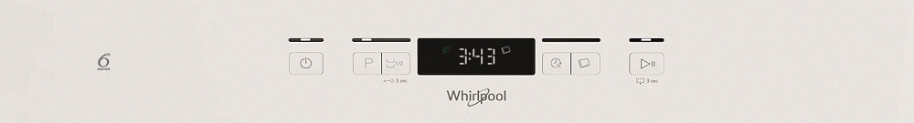 Myčka nádobí Whirlpool W2F HD624 bílá, detail ovládacího panelu