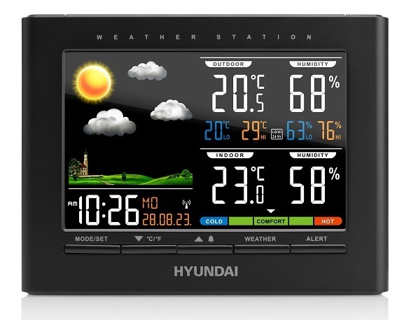 Meteostanice Hyundai WS 4380, funkce