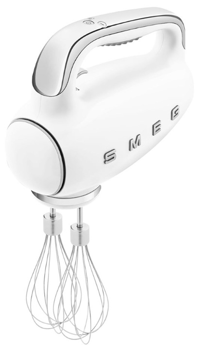 Ruční šlehač Smeg 50's Retro Style HMF01WHEU, bílý