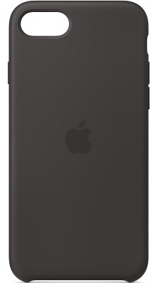 Apple Silicone Case pro iPhone SE (2020), černá