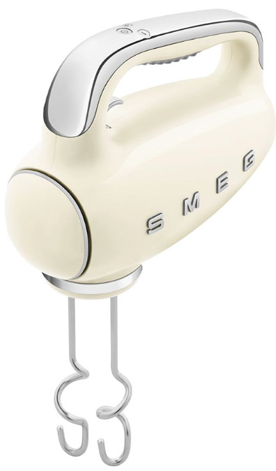 Ruční šlehač Smeg 50's Retro Style HMF01CREU, krémový