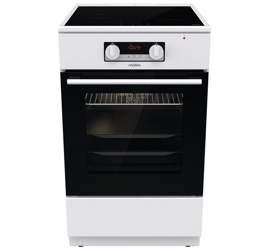 Sporák s indukční varnou deskou Mora I7688BW, bílá