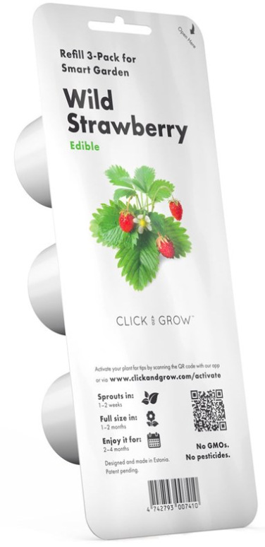 Semínka Click and Grow Lesní jahody - 3 ks