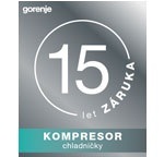 Gorenje NRS9182VXB1, prodloužená záruka 15 let na motor