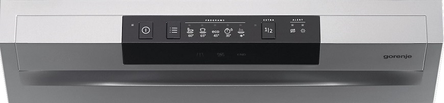 Volně stojící myčka nádobí Gorenje GS520E15S, nerezová, detail