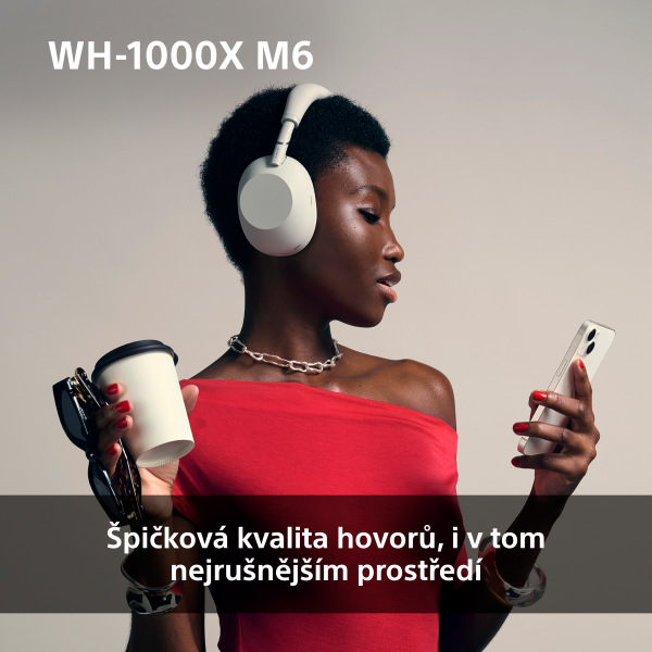 Sluchátka Sony WH-1000XM6, Noise Cancelling - modrá