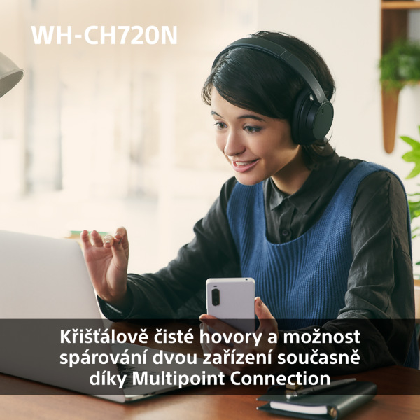 Sluchátka Sony WH-CH720N
