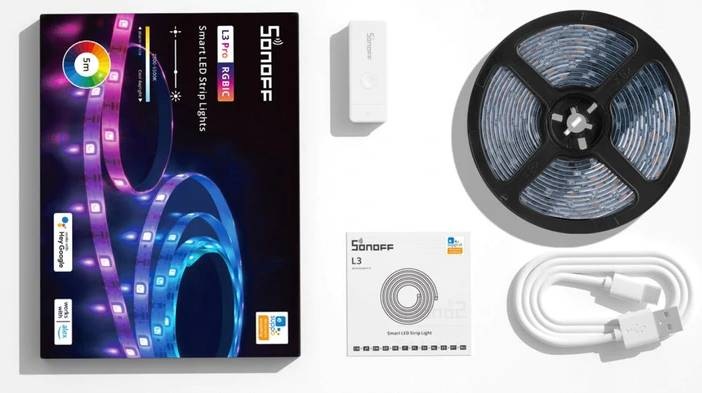 LED pásek Sonoff Smart Wi-Fi L3 Pro RGBIC, 5 m