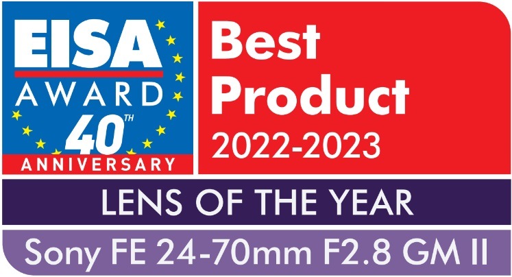 EISA objektiv roku 2022/2023: Sony FE 24-70mm F2.8 GM II