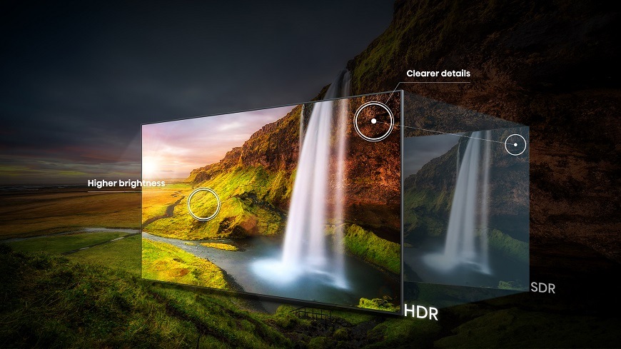 Hisense TV 55E8Q, AI HDR Upscaler