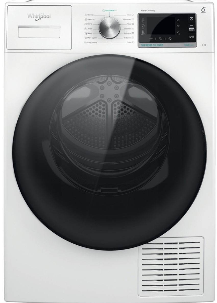 Sušička prádla Whirlpool Supreme Silence W7 D94WB CS, bílá