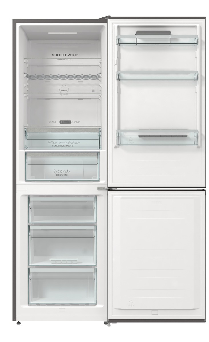 Kombinovaná chladnička Gorenje NRC6194SXL4, šedá