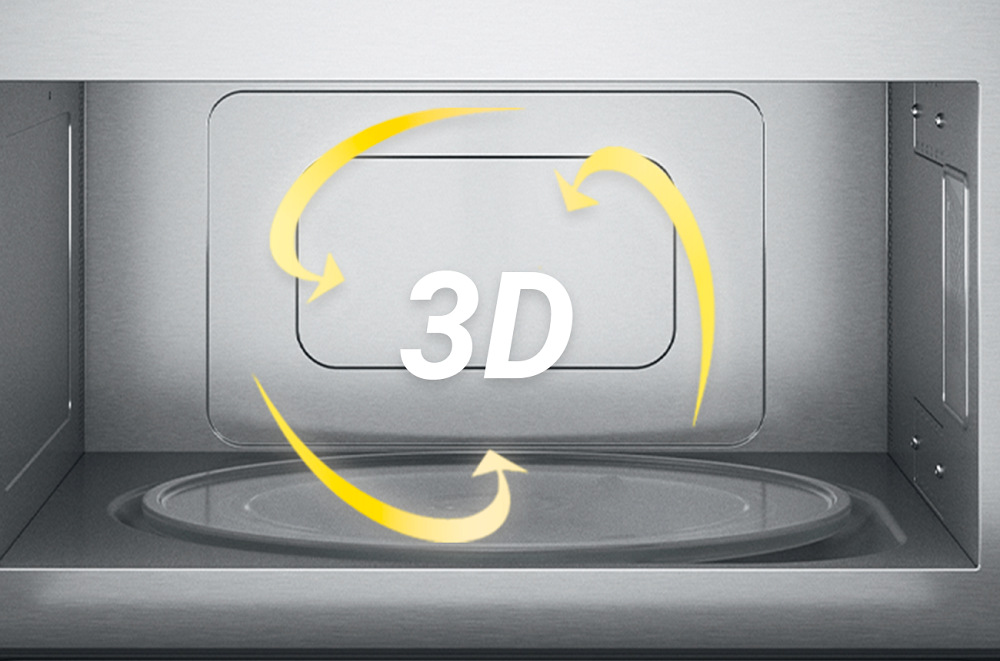 Mikrovlnná trouba Whirlpool WMD7O4TB, vestavná, 3D technologie
