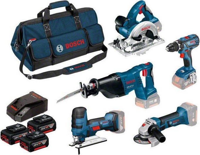 Bosch GSR 18V+GST+GWS+GKS