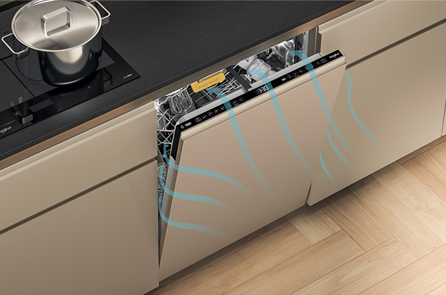 NaturalDry - Myčka nádobí 60 Whirlpool WH8IA115B2M3TUS0, vestavná