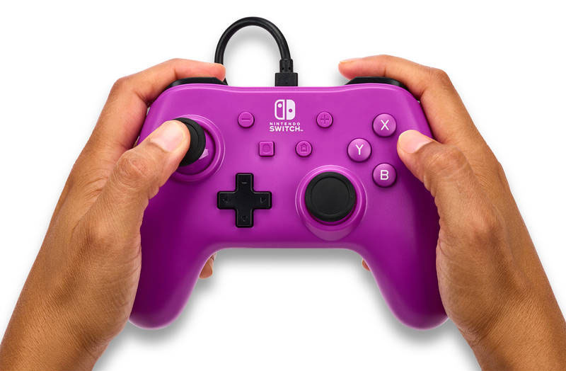 PowerA Wired pro Nintendo Switch – Grape Purple (NSGP0143-01)