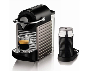Krups Nespresso XN301T PIXIE, kov/černá