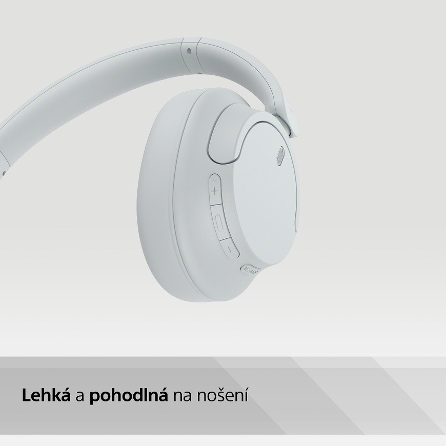 Sluchátka Sony WH-CH720N, bílá, komfort při nošení
