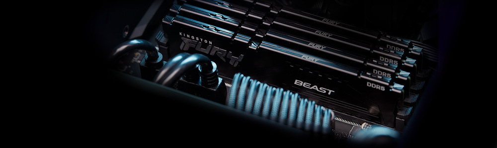 DIMM Kingston FURY Beast Black 32 GB (1× 32 GB) (KF564C32BB-32)