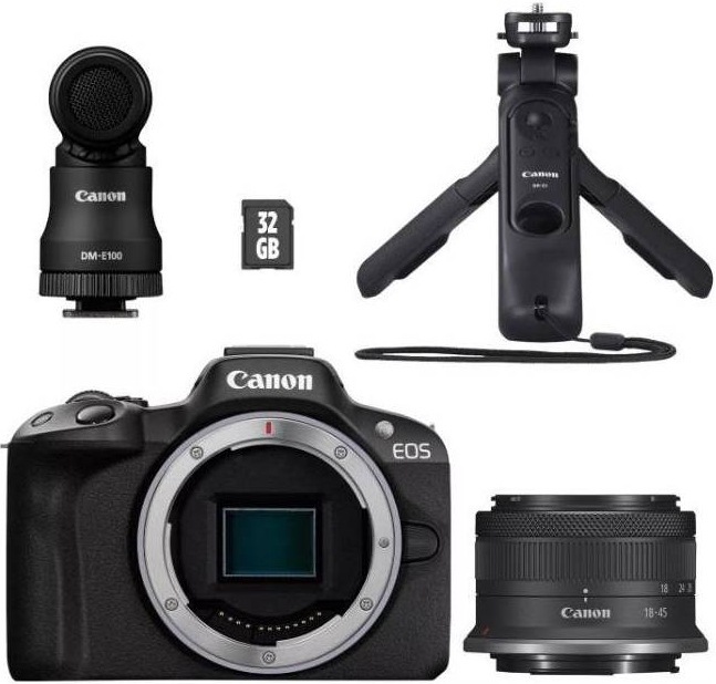 Canon EOS R50 + RF-S 18–45 CREATOR KIT, černá