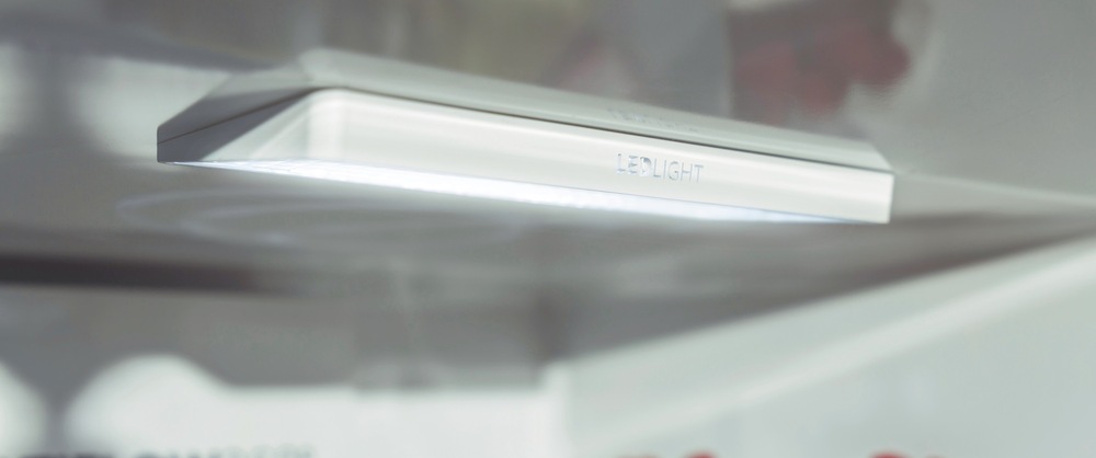 Chladnička s mrazákem Gorenje RK6192W4, LED osvětlení