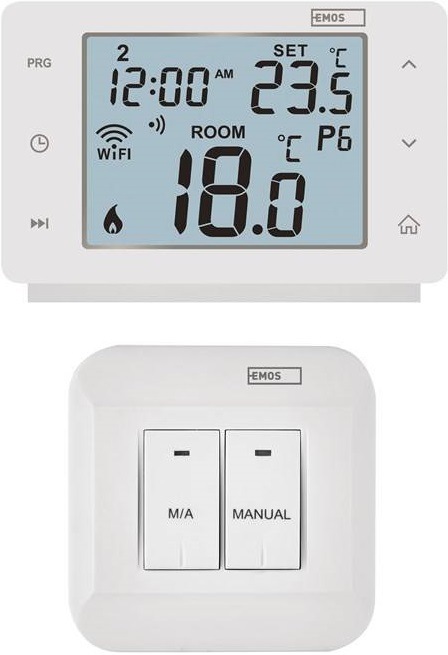 Termostat EMOS GoSmart bezdrátový pokojový s Wi-Fi (P56211)