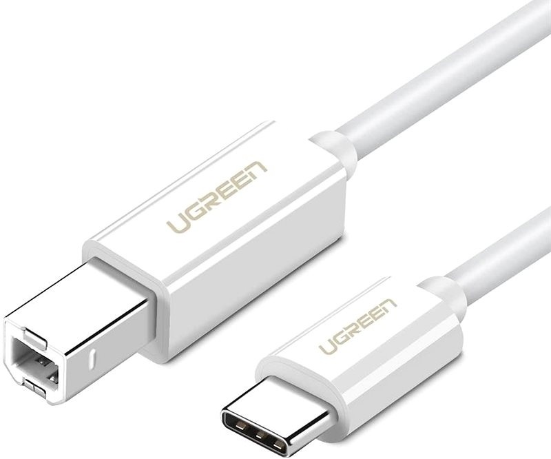 UGREEN USB-C to USB 2.0, 1 m, bílá