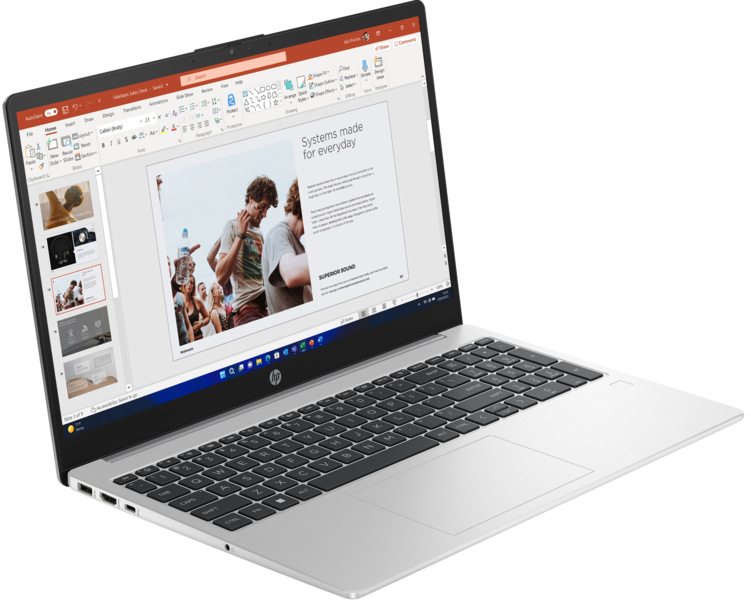 HP 250R G10, stříbrná