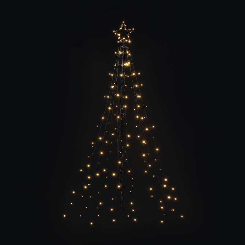 EMOS vánoční kovový strom, teplá bílá