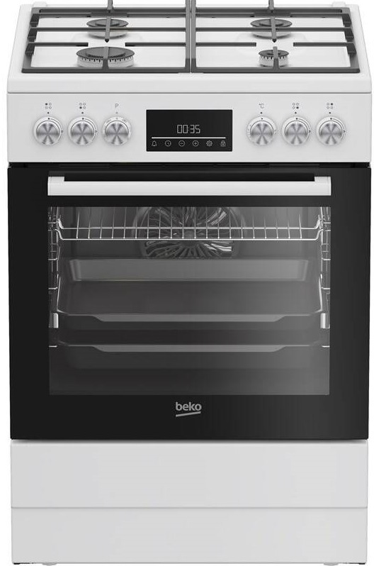Sporák K60 Beko FBM62330GWDTN, bílý