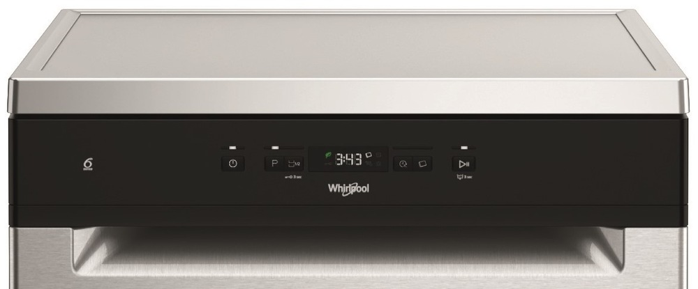 Myčka nádobí Whirlpool W2F HD624 X stříbrná, design