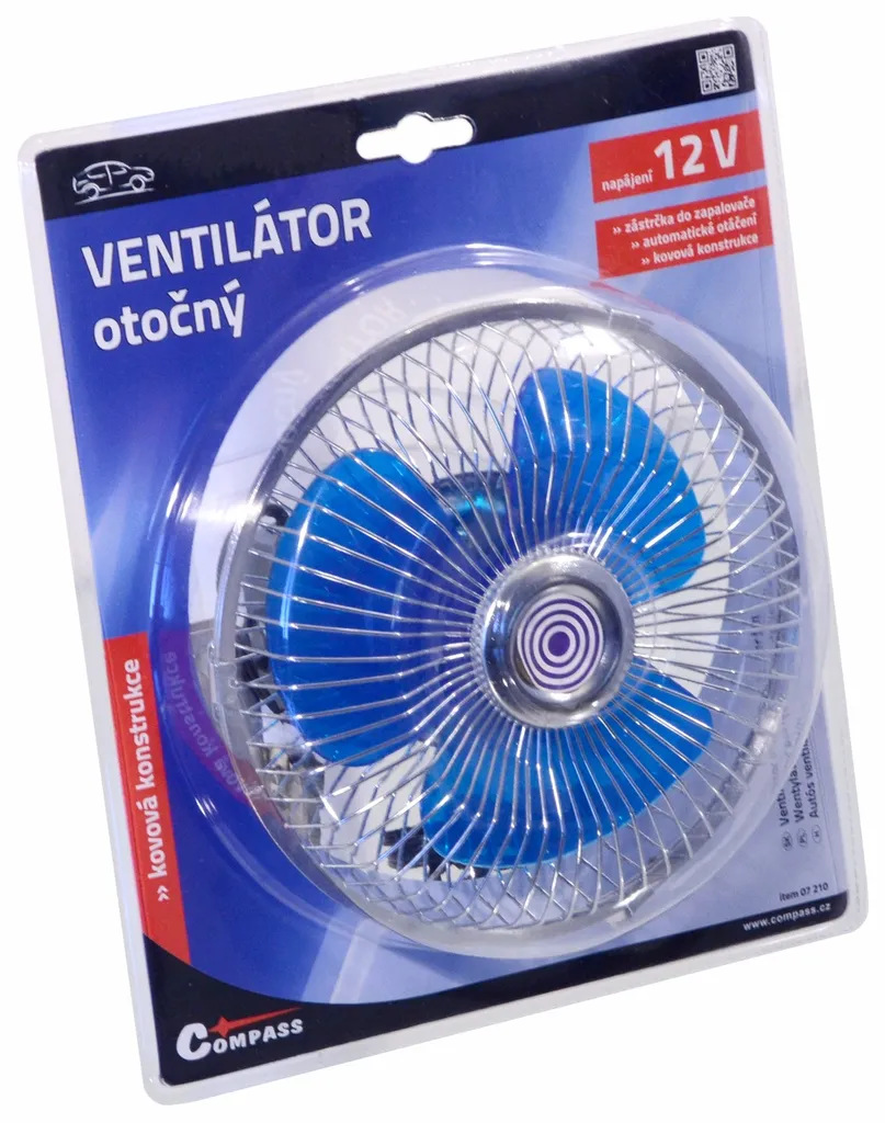 Ventilátor Compass 12 V Maxi otočný