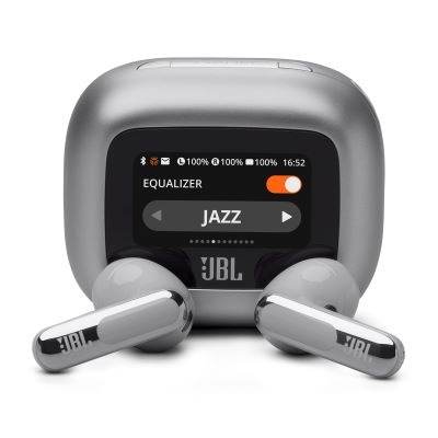 Sluchátka JBL Live Flex 3 - stříbrná