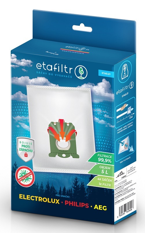 ETAFiltr sáčky do vysavačů AEG, Electrolux, Philips