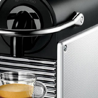 DeLonghi Nespresso Pixie EN125.S, černá/kov