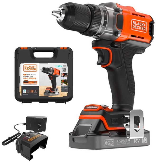 Aku vrtačka Black-Decker BCD382D1XK-QW (s baterií)