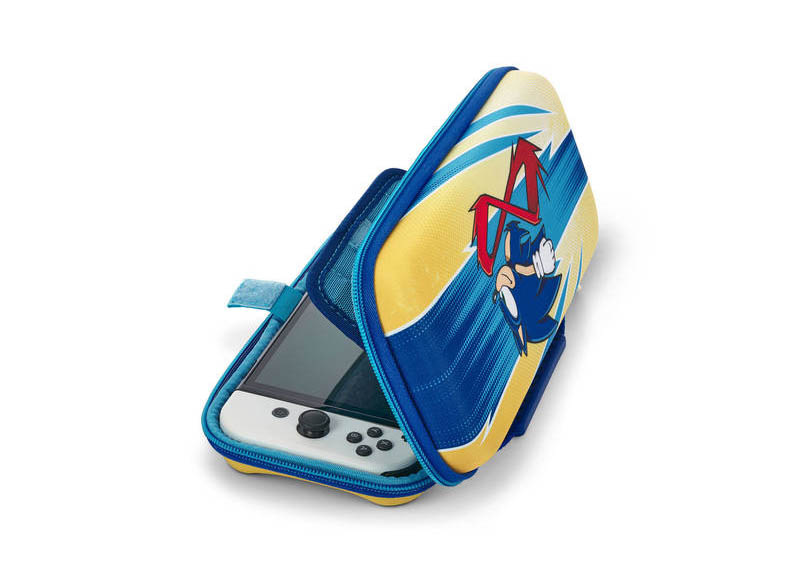 PowerA Protection pro Nintendo Switch / OLED / Lite – Sonic Peel Out (NSCS0209-01), modrá/žlutá