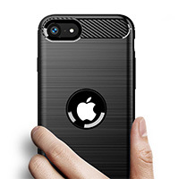 Kryt na mobil WG Carbon na Apple iPhone SE