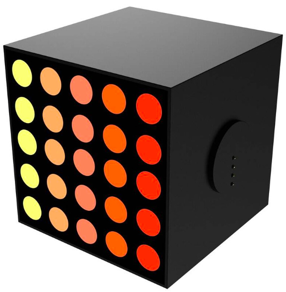 Stolní LED lampička Yeelight Smart Gaming Cube Matrix - Expansion Pack - černá