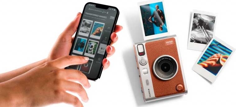 Fujifilm Instax mini EVO (USB-C), hnědá