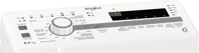 Whirlpool TDLR 65230SS CS/N, bílá