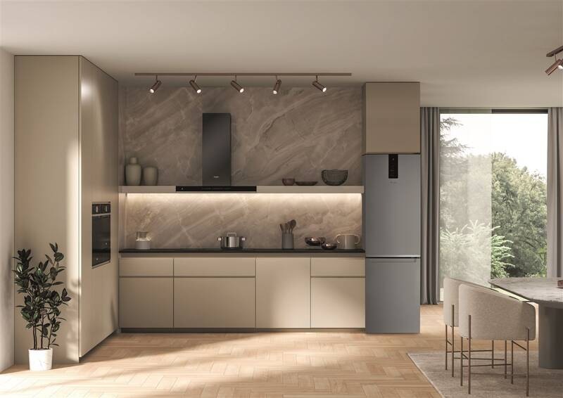 Chladnička kombinovaná Whirlpool W9M 841A OX, NoFrost, nerez, volně stojící