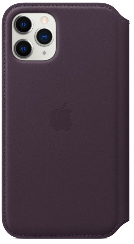 Apple Leather Folio pro iPhone 11 Pro, lilková