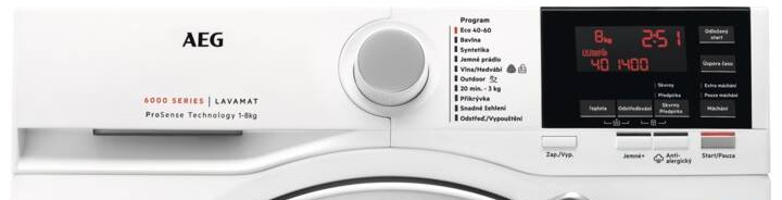 AEG ProSense™ L6FLG68SC, bílá