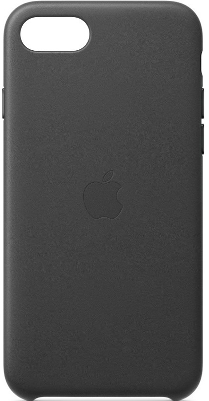 Apple Leather Case pro iPhone SE 2020, černá